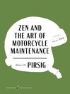 Zen and the Art of Motorcycle Maintenance (eBook): An Inquiry Into Values